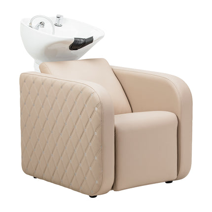 Electric hairdressing wash unit with massage function Gabbiano Sylvia Plus beige