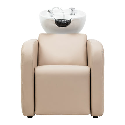 Electric hairdressing wash unit with massage function Gabbiano Sylvia Plus beige