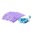 Pedicure set of 5 filters for the EXO drill, 13mm rubber holder, EXO Med Cap caps