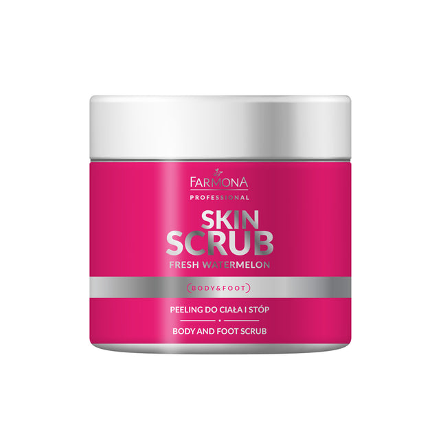 Farmona Skin Scrub Fresh Watermelon Lichaams- en Voetenscrub 500 g met Zoete Amandelolie – foto 1