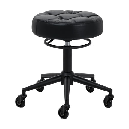 Hairdressing stool Gabbiano D054 black with black base