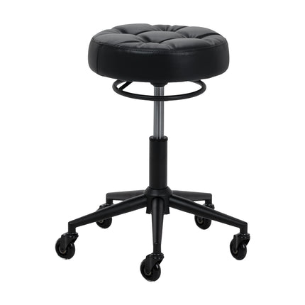 Hairdressing stool Gabbiano D054 black with black base