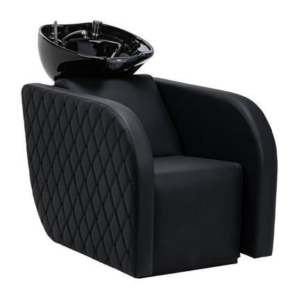 Electric hairdressing wash unit with massage function Gabbiano Ines black