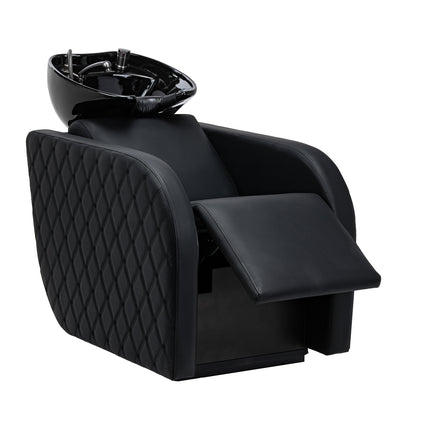 Electric hairdressing wash unit with massage function Gabbiano Ines black