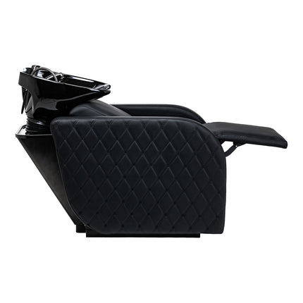 Electric hairdressing wash unit with massage function Gabbiano Ines black