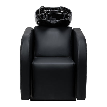 Electric hairdressing wash unit with massage function Gabbiano Ines black