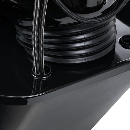Electric hairdressing wash unit with massage function Gabbiano Ines black