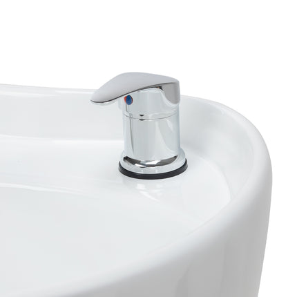 Electric hairdressing wash unit with massage function Gabbiano Ines beige