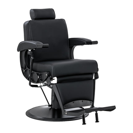 Barber chair with massage function Gabbiano Continental black