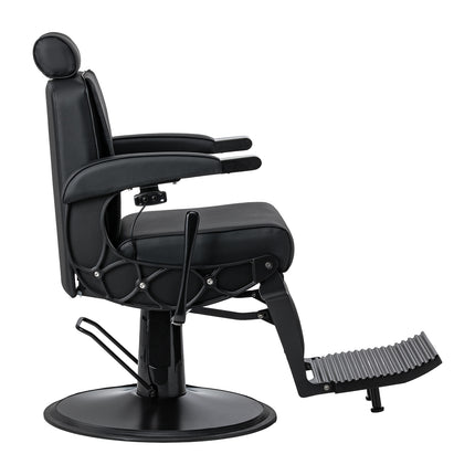 Barber chair with massage function Gabbiano Continental black