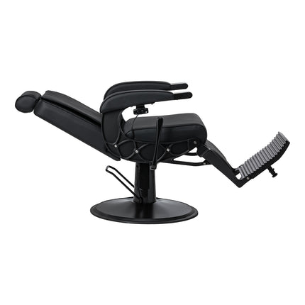 Barber chair with massage function Gabbiano Continental black
