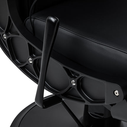 Barber chair with massage function Gabbiano Continental black
