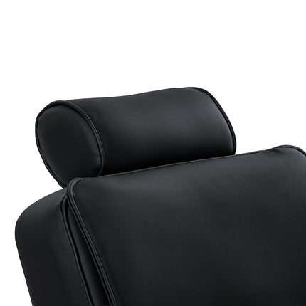 Barber chair with massage function Gabbiano Continental black