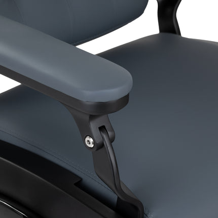 Barber's chair Gabbiano Francesco graphite with a black base second class