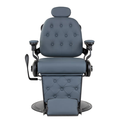 Barber chair Gabbiano Francesco graphite with brushed frame second class