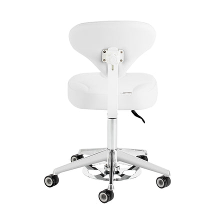 Cosmetic stool Azzurro 156-F bump-up snow-white