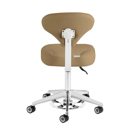 Cosmetic stool Azzurro 156-F bump-up beige
