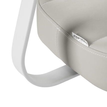 Cosmetic stool Azzurro 156-F bump-up grey