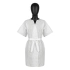 Disposable short sleeve bathrobe 10 pcs