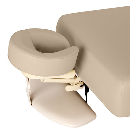 Sillon Siesta table de soins SPA électrique – beige, piètement bois clair – photo 8