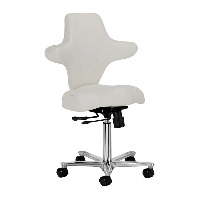 Azzurro Special 152 cosmetische kruk met rugleuning – grijs – foto 1