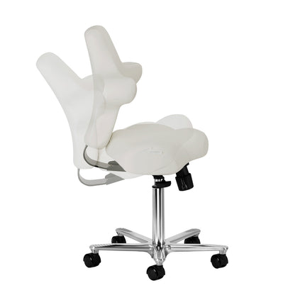 Azzurro Special 152 taboret kosmetyczny z oparciem – szary – zdjęcie 6