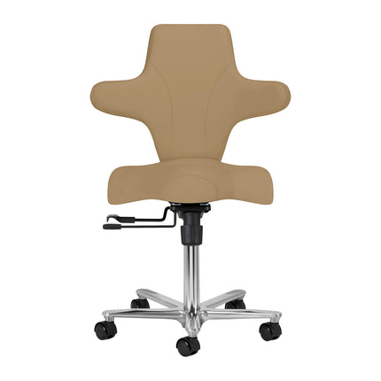 Azzurro Special 152 ergonomic salon stool – beige – image 2