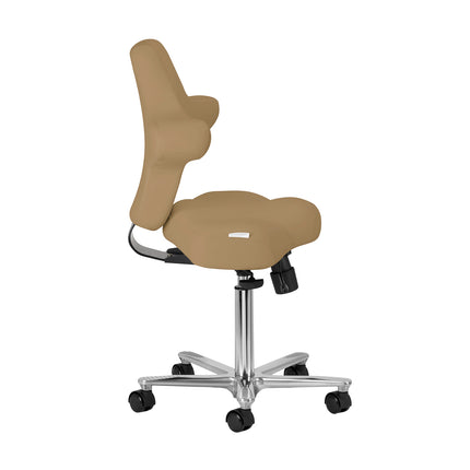 Azzurro Special 152 ergonomic salon stool – beige – image 4