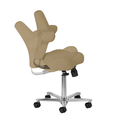 Azzurro Special 152 ergonomic salon stool – beige – image 6