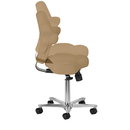 Azzurro Special 152 ergonomic salon stool – beige – image 7