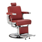 Gabbiano Visionerio+ barberstoel rood met chromen frame – Bild 1