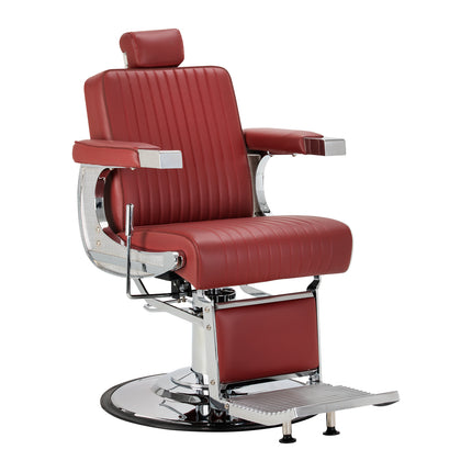 Gabbiano Visionerio+ barberstoel rood met chromen frame – Bild 1
