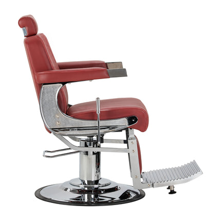 Gabbiano Visionerio+ barberstoel rood met chromen frame – Bild 2