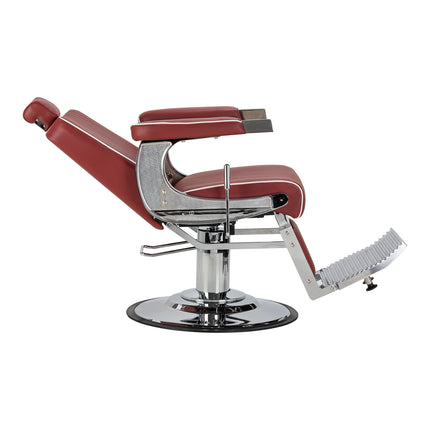 Gabbiano Visionerio+ barberstoel rood met chromen frame – Bild 3