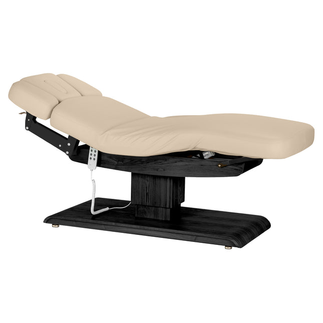Sillon Relax elektrisch SPA-behandelbed – beige, zwart onderstel – foto 1