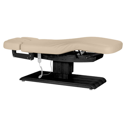 Sillon Relax table de soins SPA électrique – beige, piètement noir – photo 3