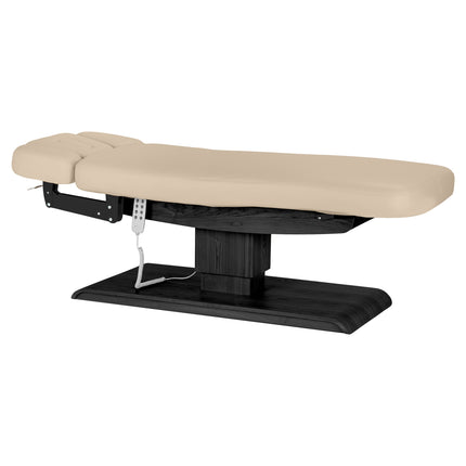 Sillon Relax table de soins SPA électrique – beige, piètement noir – photo 4