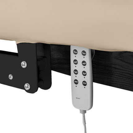 Sillon Relax table de soins SPA électrique – beige, piètement noir – photo 7