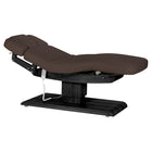 Sillon Relax table de soins SPA électrique – marron foncé, piètement noir – photo 1