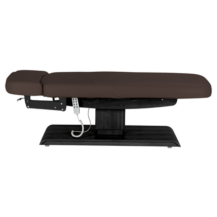 Sillon Relax table de soins SPA électrique – marron foncé, piètement noir – photo 5