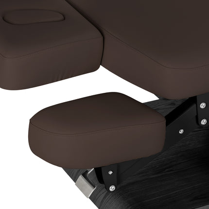 Sillon Relax table de soins SPA électrique – marron foncé, piètement noir – photo 8