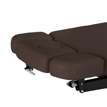 Sillon Relax table de soins SPA électrique – marron foncé, piètement noir – photo 13