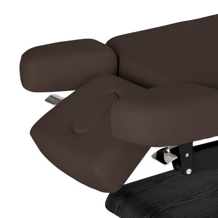 Sillon Relax table de soins SPA électrique – marron foncé, piètement noir – photo 14