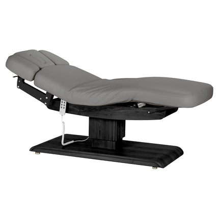 Sillon Relax table de soins SPA électrique – gris, piètement noir – photo 1
