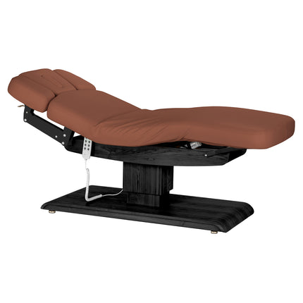 Sillon Relax table de soins SPA électrique – marron, piètement noir – photo 1