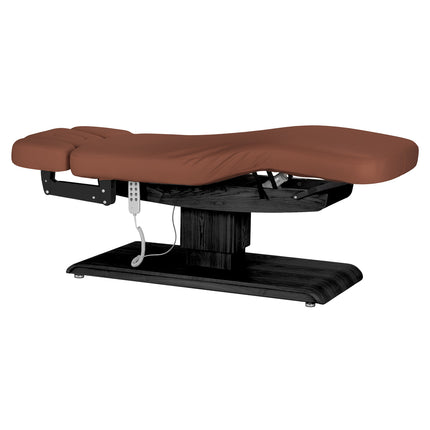 Sillon Relax table de soins SPA électrique – marron, piètement noir – photo 3
