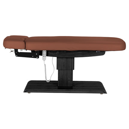Sillon Relax table de soins SPA électrique – marron, piètement noir – photo 6