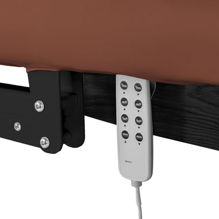 Sillon Relax table de soins SPA électrique – marron, piètement noir – photo 7