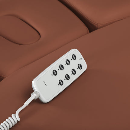 Sillon Relax table de soins SPA électrique – marron, piètement noir – photo 17