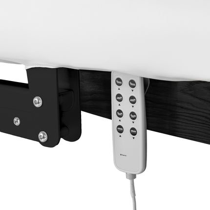 Sillon Relax elektrisch SPA-behandelbed – wit, zwart onderstel – foto 7